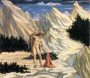 DOMENICO VENEZIANO St John in the Wilderness (predella 2) cfd USA oil painting artist